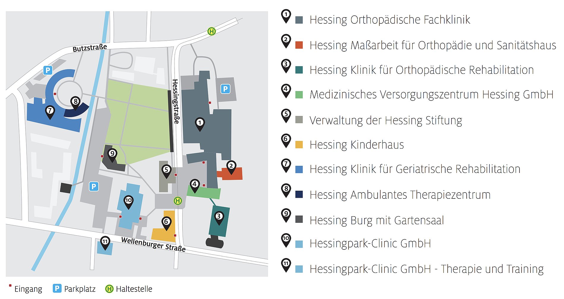 Übersicht Hessing Campus Übersicht Hessing Campus